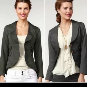 CAbi Work It iron gray jacket style # 769